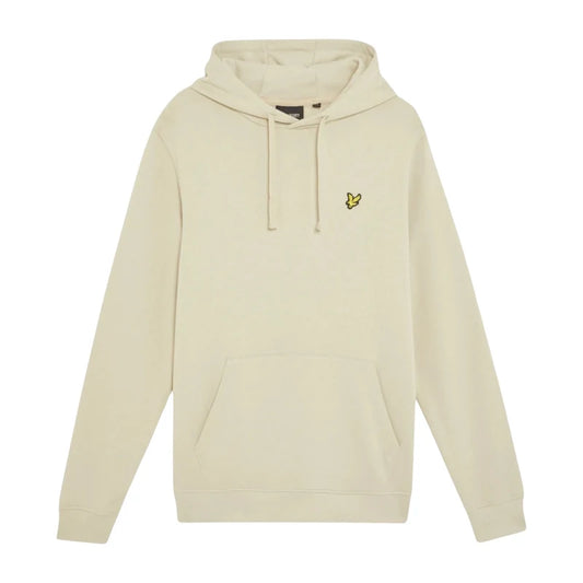 Felpa con Cappuccio Uomo Lyle & Scott | Pullover in Cotone con Logo Aquila Dorata sul Petto