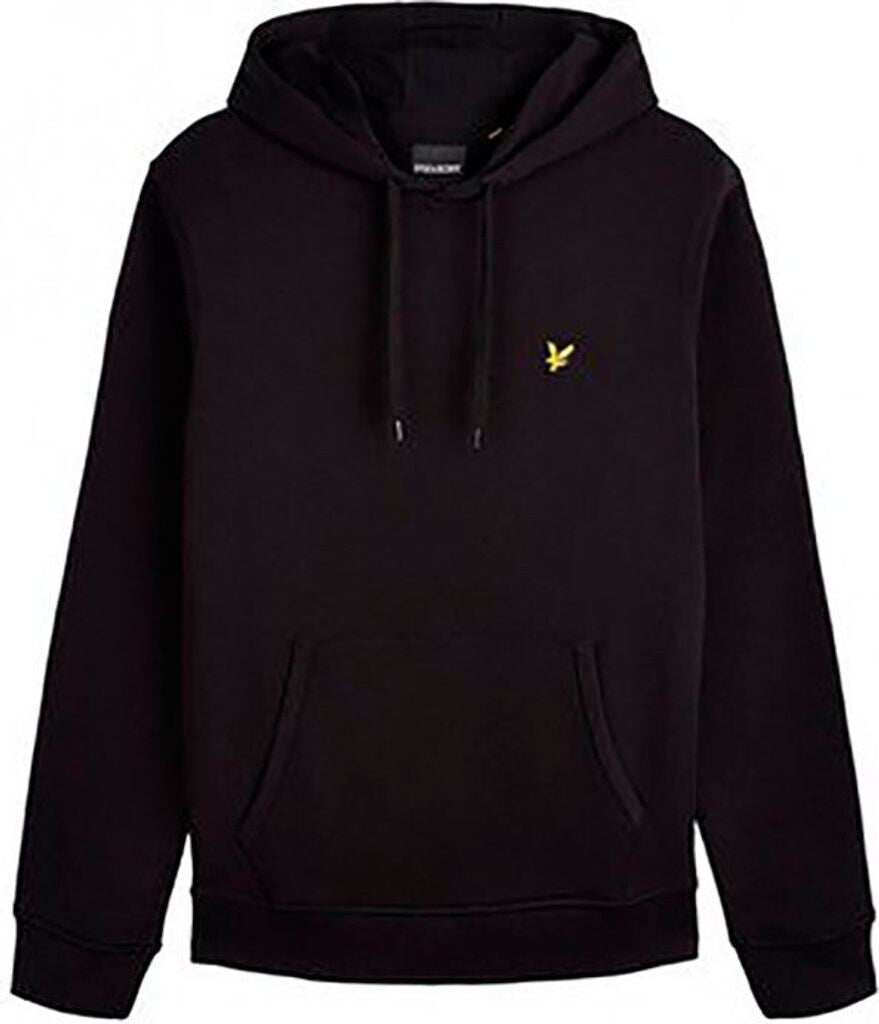 Felpa con Cappuccio Uomo Lyle & Scott | Pullover in Cotone con Logo Aquila Dorata sul Petto