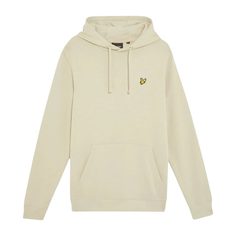Felpa con Cappuccio Uomo Lyle & Scott | Pullover in Cotone con Logo Aquila Dorata sul Petto